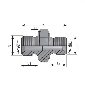 REDUCING ADAPTOR MALE BSPP – METRIC MALE