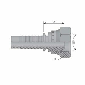 BSPP FEMALE (CRIMP NUT)