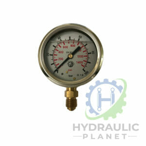 63MM DIAMETER GLYCERINE FILLED PRESSURE GAUGE