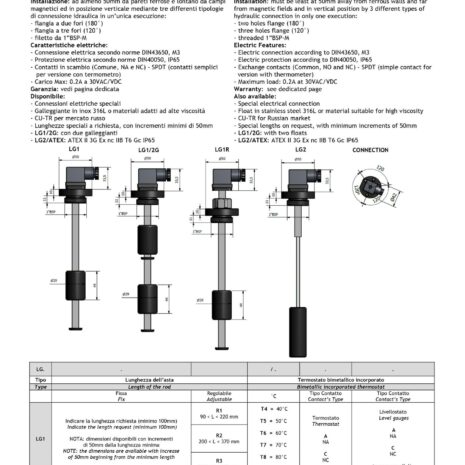 TEMPERATURE INTANK SWITCH TEMPERATURE INTANK SWITCH