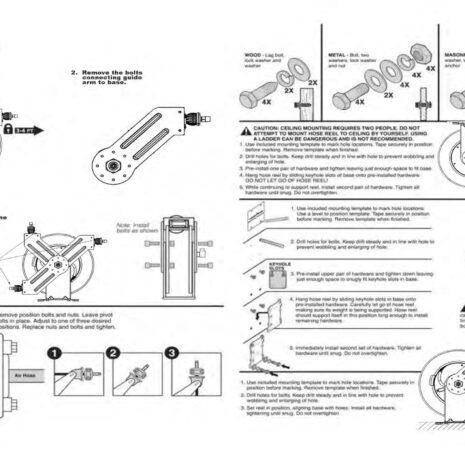 2 Air Hose Reel AHRS03-YA3815 English Manual-5 Air Hose Reel spec sheet
