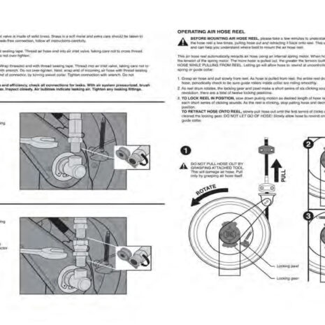 4 Air Hose Reel AHRS03-YA3815 English Manual-3 Air Hose Reel spec sheet
